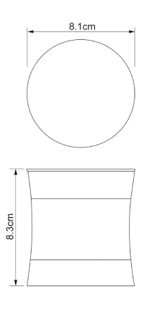 Косметическая емкость WasserKraft Wern K-7579
