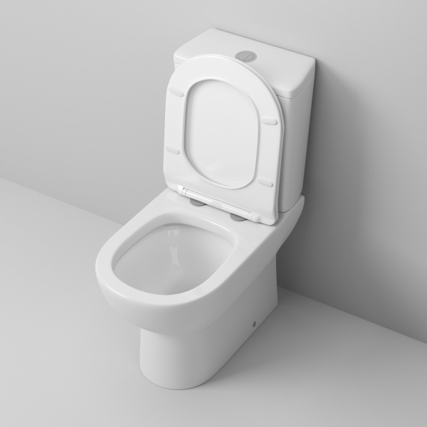 Унитаз GR-4448S (640*360*830) напольный из 2 мест с тонкой крышкой