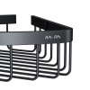 A7452222 Sense L Корзина для душа угловая двухъярусная, черный