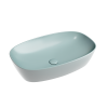 CN6049MLG Умывальник чаша накладная овальная (цвет Зеленый Матовый) Element 600*380*138мм