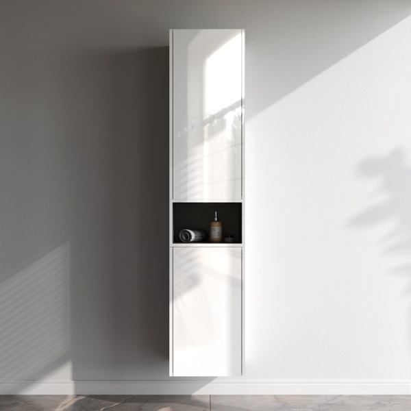 M8FOH0401WG Func, Ниша для хранения 25 см, 40 см, цвет белый глянец