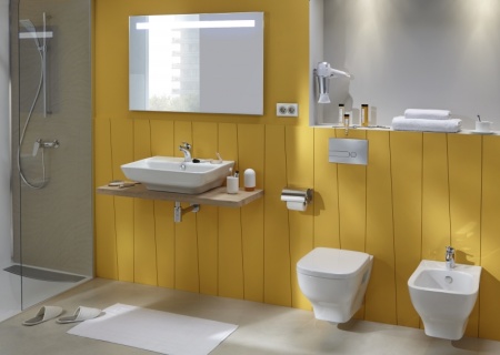 Биде Jacob Delafon Struktura EMC0002-00 подвесное Белое