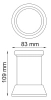 Стакан для зубных щеток WasserKraft Donau K-2428