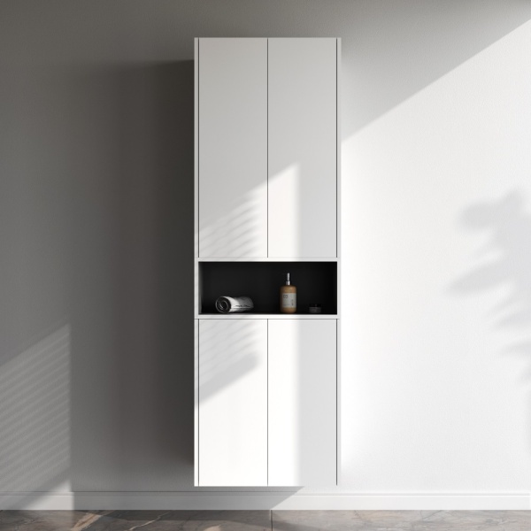 M8FOH0601WM Func, Ниша для хранения 25 см, 60 см, цвет белый матовый