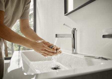 Кран для одного типа воды Hansgrohe Finoris 76013670 Черный