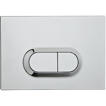 Комплект унитаза с инсталляцией Vitra S50 Rim-Ex 9003B003-7201 с сиденьем Микролифт и клавишей смыва Хром глянцевый