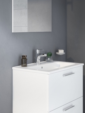 Комплект мебели для ванной Vitra Mia 60 75021 подвесной Белый глянцевый