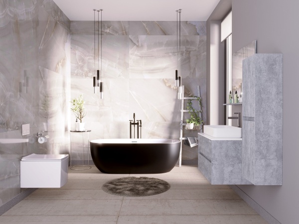 Ванна отдельностоящая GR-2501M Black Classic (170x80x58) GROSSMAN 1 место