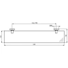Полка стеклянная 52 см Ideal Standard IOM A9124AA