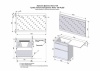 Тумба без раковины напольная "Даллас 130", Люкс белая, PLUS, ЭМАЛЬ с раковиной