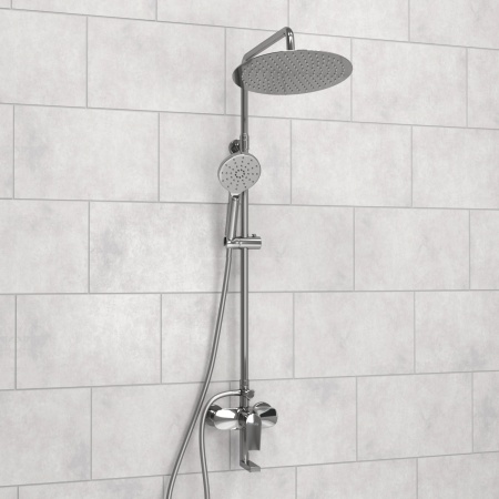 Душевой комплект WasserKRAFT, A166.116.127.087, вертикальный монтаж, хром