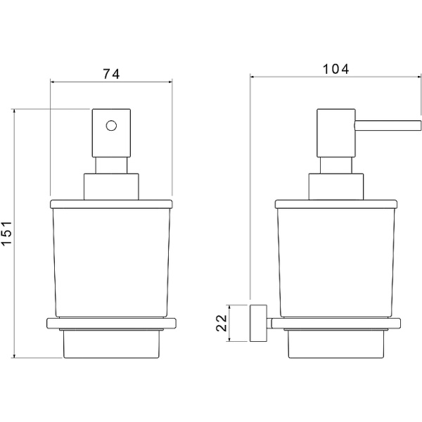 Дозатор для жидкого мыла Timo Torne 43139/17 Золото матовое