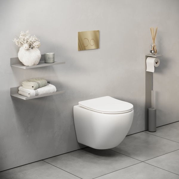 Комплект 3 в 1: инсталляция 900.K31.01.000+клавиша 700.K31.01.300.300+унитаз GR-4455S