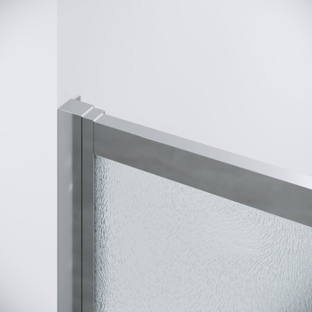 Душ.ограждение 120.K33.02.1090.10.02 Cosmo (100*90*195) хром, стекло шиншилла, 2 места