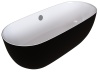 Ванна Classic отдельностоящая GR-2401M Black (150x75x54) GROSSMAN 1 место