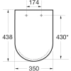 Сиденье для унитаза с микролифтом Roca Debba Round 801B2200B
