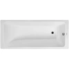 Ванна Wotte Line №1700, чугун, прямоугольная, белая, глянцевая, противоскользящая, 170×70 см