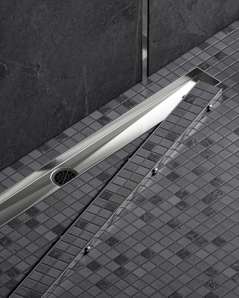 Душевой лоток Timo Drain System 80 DS230208/00 с решеткой Хром / под плитку