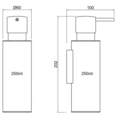 Дозатор для жидкого мыла Timo Saona 13339/17 Золото матовое