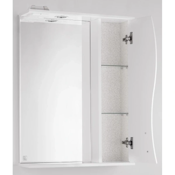 Зеркало-шкаф Style Line Панда 60/С, Волна