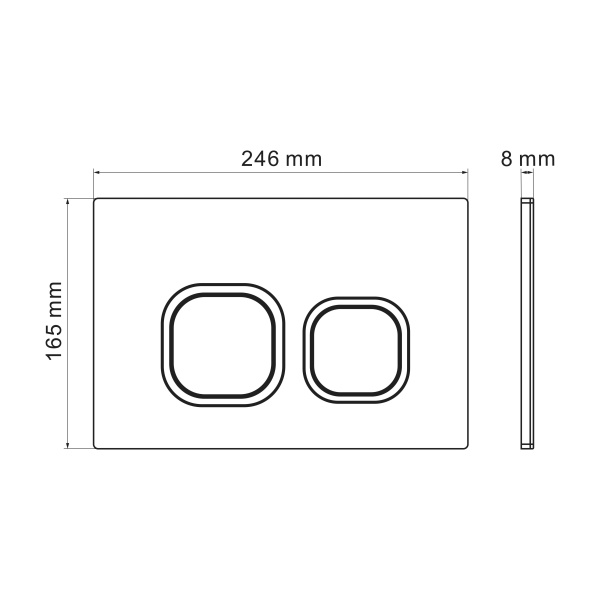 Комплект 2 в 1: инсталляция GROSSMAN 900.K31.01.000+клавиша смыва Cosmo 700.K31.02.000.000 бел гляне