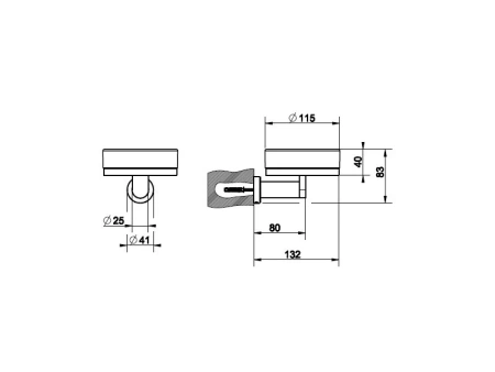 Мыльница для ванной Gessi Accessories 38803-299 черная