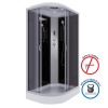 Душ.каб. NG-3512-14RP (1200х800х2150) низкий поддон(13см) стекло ТОНИРОВАННОЕ 3 места