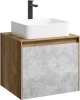 Корпус тумбы под раковину Aqwella 5 Stars Mobi 60 MOB0106DB подвесной Дуб балтийский