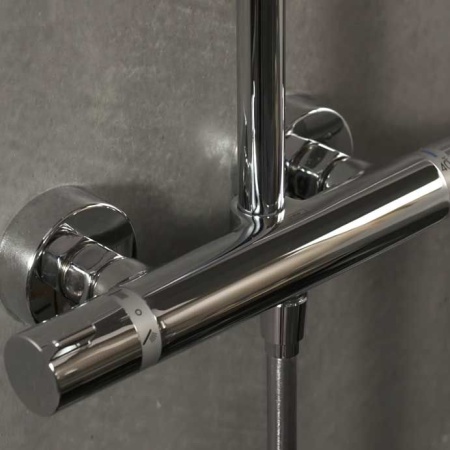 Душевая система Hansgrohe Croma Select, вертикальный монтаж, хром