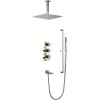 Душевая система Timo "Selene", встроенный термостат, латунь, цвет хром
