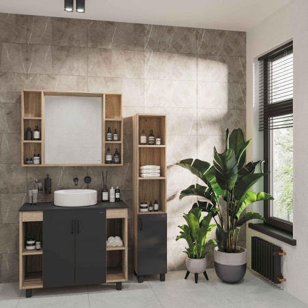 Столешница МДФ "ФЛАЙ-100 см" серая