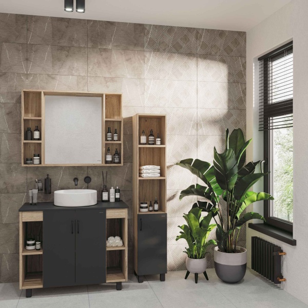 Столешница МДФ "ФЛАЙ-100 см" серая