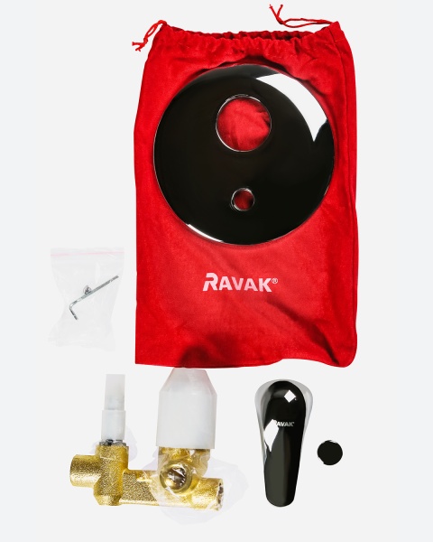 Смеситель скрытого монтажа Ravak Rosa RS 061.00 с переключателем X070014