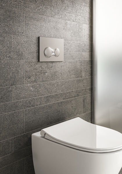 Клавиша смыва Vitra Sirius 740-0486 Хром матовый