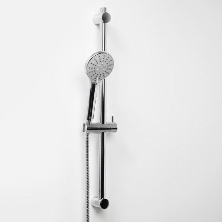 Душевой гарнитур WasserKRAFT A064, АБС-пластик, нержавеющая сталь, ABS, вертикальный монтаж, хром