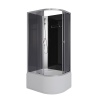 Душ.каб. Niagara Eco E90/80/40L/TN/BK (900х800х1950) 4 места