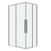 Душ.ограждение 300.K33.01.1090.10.00 Galaxy (100*90*195) хром, стекло прозрачное, 2 места