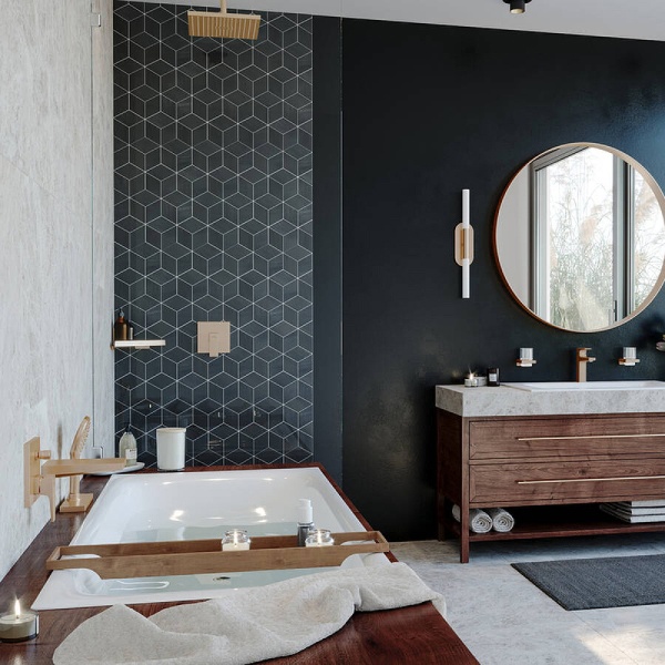 Верхний душ Hansgrohe Raindance E 26250990 Полированное Золотой