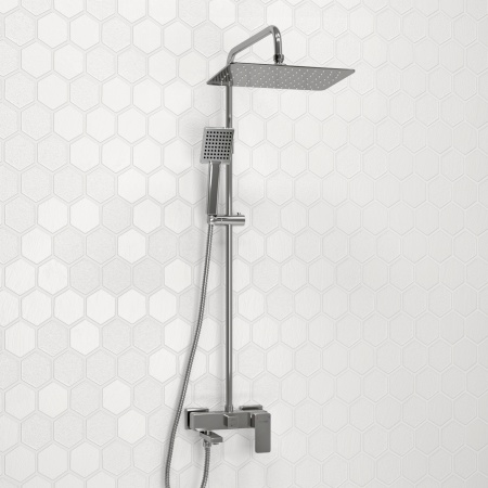 Душевой гарнитур WasserKRAFT A177, вертикальный монтаж, тропический дождь
