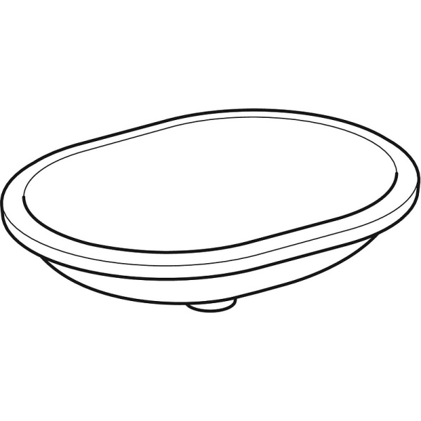 Раковина Geberit VariForm 62 500.758.01.2 Белая