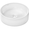 Раковина Hansgrohe "Xuniva S" 60164450, накладная, круглая, керамика, белая, 40х40х13 см