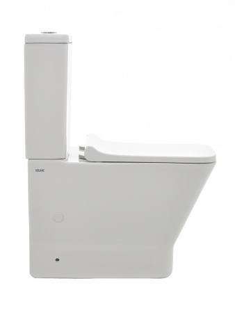 AQM1005 Унитаз напольный Rimless c сиденьем SoftClose, горизонтальный выпуск. 620x345x415мм