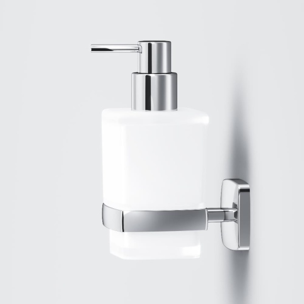 A9036900 Gem, Стеклянный диспенсер для жидкого мыла с настенным держателем