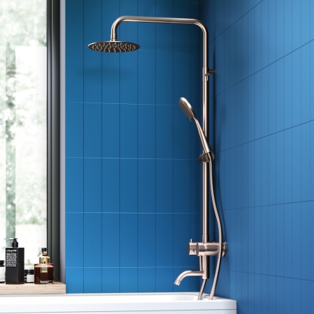 D0703000SS Logic new душевая система со смесителем из нержавеющей стали