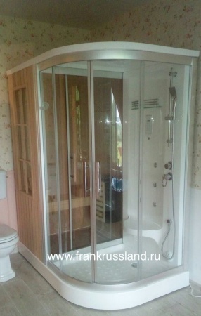 Кабина с финской сауной FRANK F901L левосторонняя 170х110 см