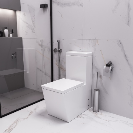 Унитаз GR-4493 Cristal (670*350*825) МОНОБЛОК напольный с толстой крышкой, 1 место