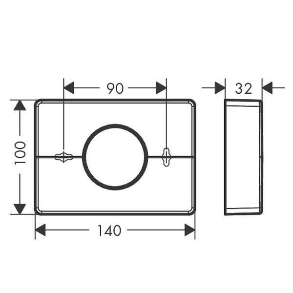 Диспенсер гигиенических пакетов Hansgrohe AddStoris 41773140 Бронзовый