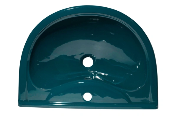 Раковина подвесная Оскольская керамика Престиж 60 45125100302 зеленая