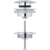 Донный клапан Grohe 65807000 click-clack Хром
