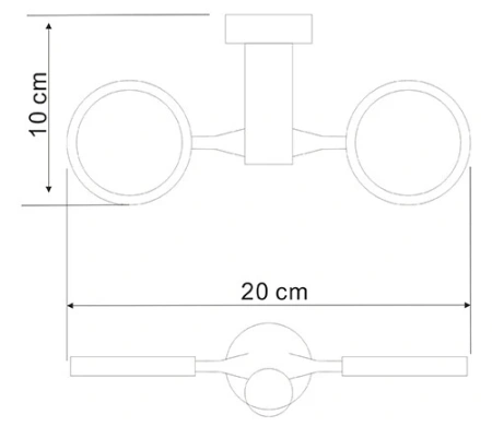 Держатель двойной WasserKraft Donau C177